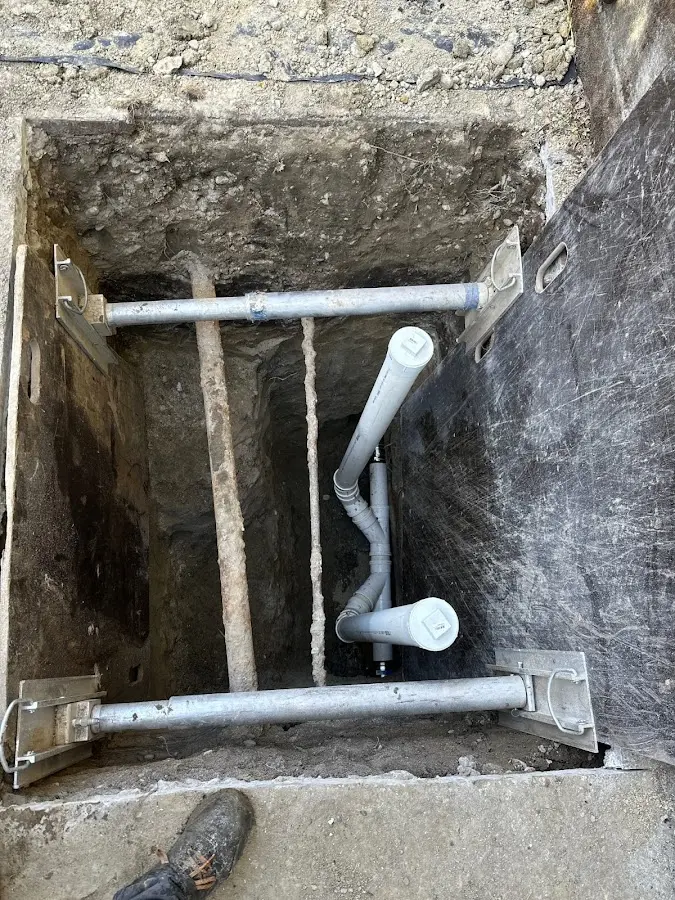 Experienced plumber completing Gas Line Repair work in Noble